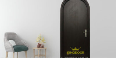 Mẫu cửa vòm composite giả gỗ tại Kingdoor