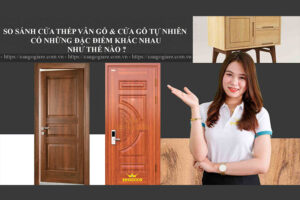 So sánh cửa thép vân gỗ và cửa gỗ tự nhiên