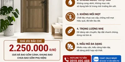 ưu điểm vượt trội của cửa nhựa đài loan