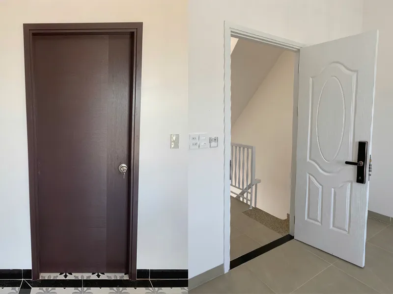 Báo giá cửa gỗ công nghiệp