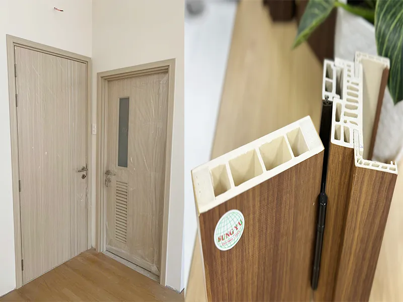 cửa nhựa composite tại đức trọng