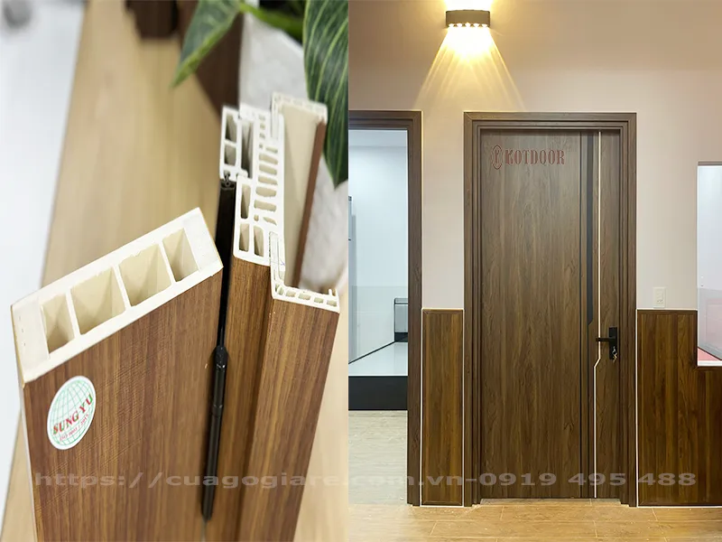 Cửa nhựa composite giá rẻ