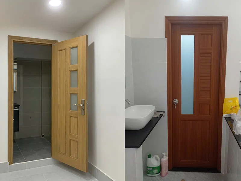 Ứng dụng cửa nhựa giả gỗ Ứng dụng cửa nhựa giả gỗ