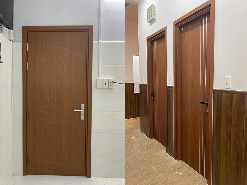 ứng dụng cửa nhựa giả gỗ ứng dụng cửa nhựa giả gỗ