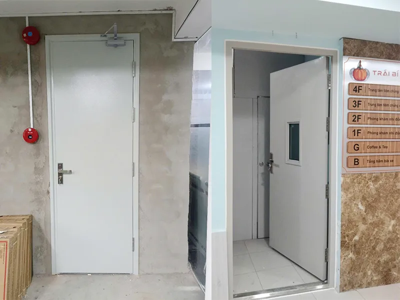 so sánh cửa thép chống cháy