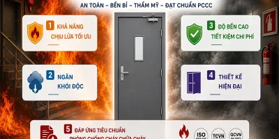 5 ưu điểm vượt trội của cửa thép chống chá